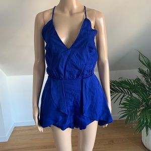 Stylestalker Blue Romper | NWOT Size Small